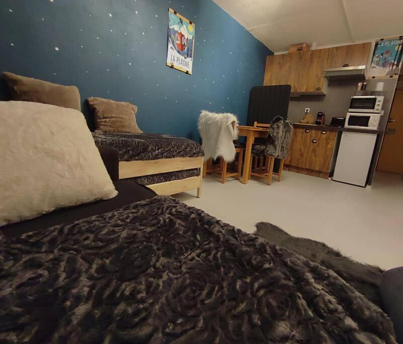 Studio Cosy 2100M Pied Des Pistes-Direct To Ski Slopes-Ski In Ski Out-La Plagne Aime 2000 Exterior foto