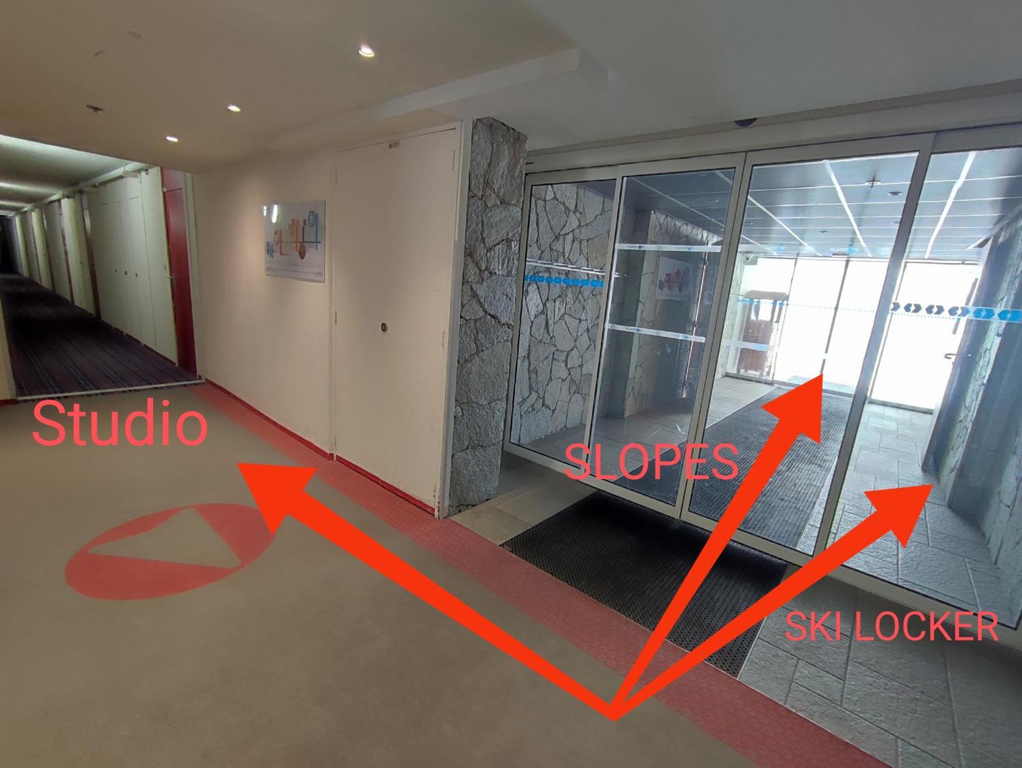 Studio Cosy 2100M Pied Des Pistes-Direct To Ski Slopes-Ski In Ski Out-La Plagne Aime 2000 Exterior foto
