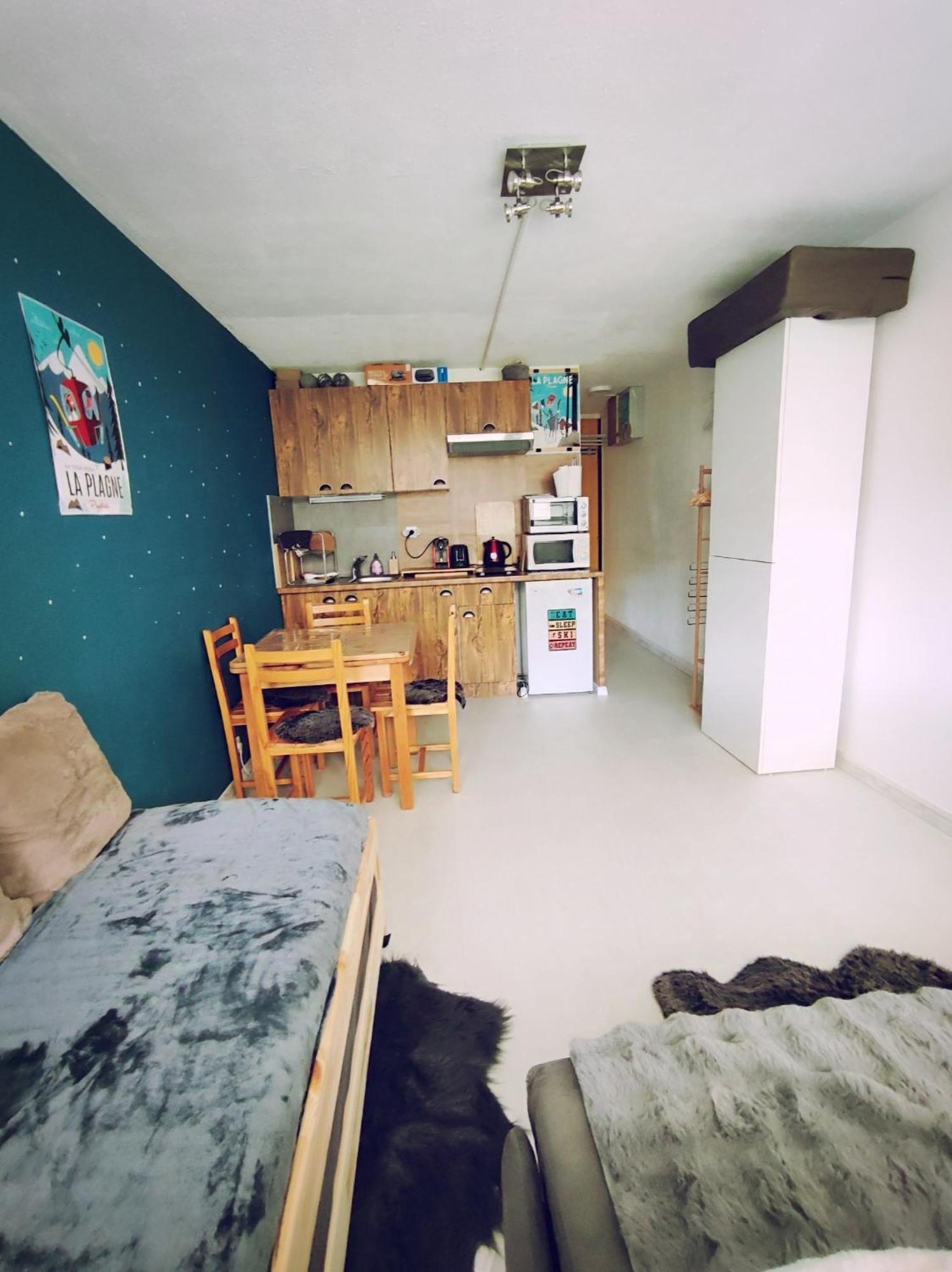 Studio Cosy 2100M Pied Des Pistes-Direct To Ski Slopes-Ski In Ski Out-La Plagne Aime 2000 Exterior foto